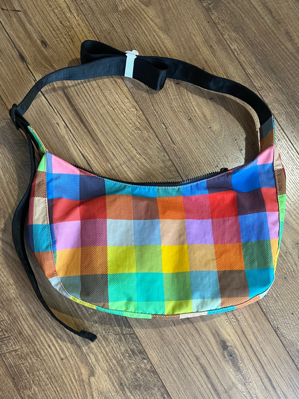 BAGGU Madras Medium Crescent BNWT - Picture 11 of 11